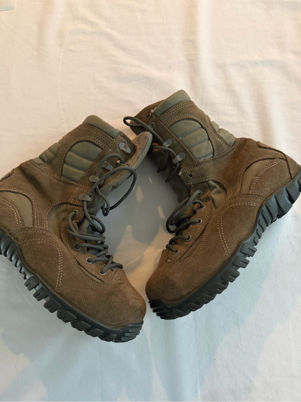 Belleville 633ST Tactical Combat Boots Mens 7R Brown Suede Steel Toe Military US